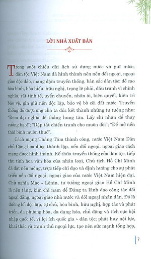 Xây dựng và phát triển nền đối ngoại, ngoại giao Việt Nam toàn diện, hiện đại, mang đậm bản sắc " cây tre Việt Nam" bản in 2024