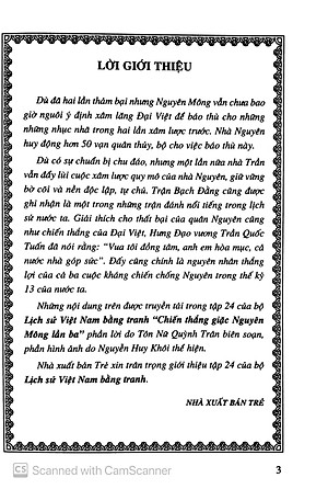 Lịch Sử Việt Nam Bằng Tranh - Tập 24 - Chiến Thắng Giặc Nguyên Mông Lần Thứ 3 (Tái Bản 2023)