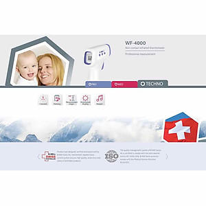 Nhiệt Kế Trán B.well WF 4000 (Nhập Khẩu 100% Từ Thụy Sĩ)