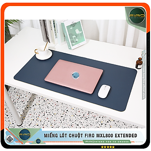 Miếng Lót Chuột FIRO MXL800 EXTENDED - Tấm Lót Chuột Cỡ Lớn 2 Mặt 80cmx40cm - Chất Liệu Da PU Cao Cấp - Tấm Lót Chuột Và Bàn Phím Chơi Game - Tấm Trải Bàn Làm Việc - Hàng Chính Hãng FIRO