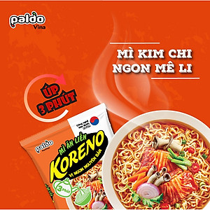 Thùng 30 Gói Mì Ăn Liền Koreno Vị Kim Chi 75g