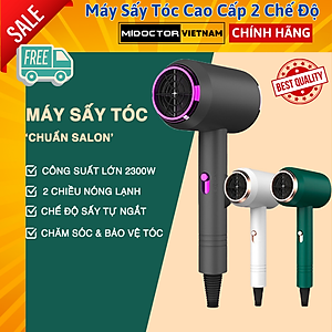 Máy Sấy Tóc 2 Chiều Nóng Lạnh miDoctor Công Suất 2300w, Máy Sấy Tạo Kiểu Sấy Nhanh Khô Chăm Sóc Tóc - Hàng Chính Hãng