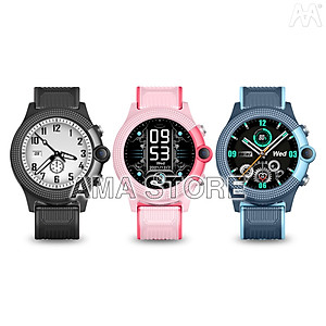 Đồng hồ Thông minh Định vị có Rung, gọi Điện thoại, Video Call, thay được Nhạc chuông AMA Watch D36 Tiếng Việt dành cho Trẻ em, Học sinh Hàng nhập khẩu
