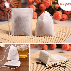 Túi vải không dệt, túi lọc trà , túi đựng hạt hút ẩm size 5x7 cm (100 túi)