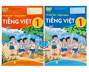Sách - Combo Vở bài tập - Thực hành Tiếng Việt lớp 1 - tập 1 + 2 (Kết nối tri thức với cuộc sống)