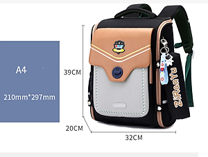 Balo học sinh tiểu học lớp 3 - 6 siêu nhẹ chống gù chống nước cao cấp phong cách mới