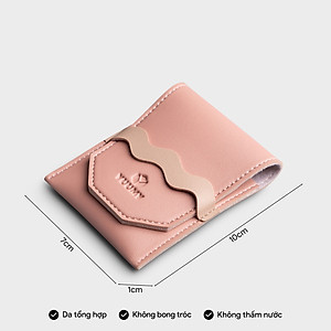 Ví Yuumy ( Thời trang nữ nắp gập cách điệu cỡ nhỏ - Ví móc khóa da Seasand YV81 )