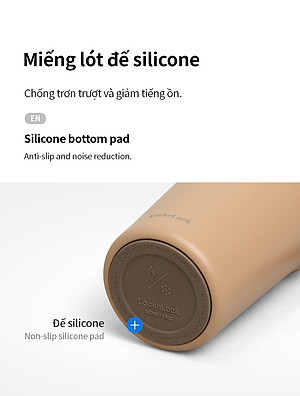 Ly giữ nhiệt 500ml LocknLock LHC4357 Metro Cafe Tumbler, Hàng chính hãng, Thép 304 không gỉ, có dây đeo tay - JoyMall