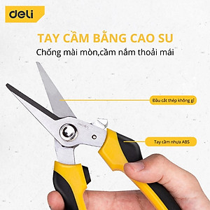 Kìm Cắt Đa Năng Deli Cao Cấp Kích Thước 8inch - Chất Liệu Chống Mòn, Gỉ - Sử Dụng Được Trên Nhiều Vật Liệu - DL2908