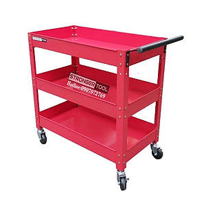 XE ĐẨY DỤNG CỤ 3 NGĂN dùng cho gagare, tiệm sửa xe, tiệm rửa xe, xưởng, gia đình