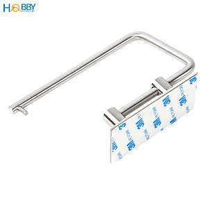 Giá treo cuộn giấy vệ sinh inox 304 dán tường Hobby home decor G1