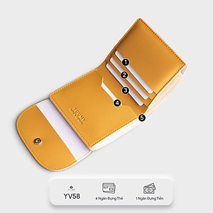 Ví Yuumy (  Thời trang nữ dáng cầm tay nhỏ gọn - Ví da Seasand YV58 )