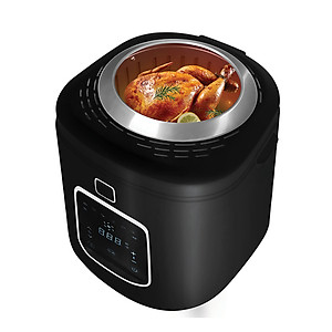 Nồi chiên không dầu Dreamer DF-S40B nắp kính trong suốt Smart View 8 chức năng 4 lít - Hàng Chính Hãng