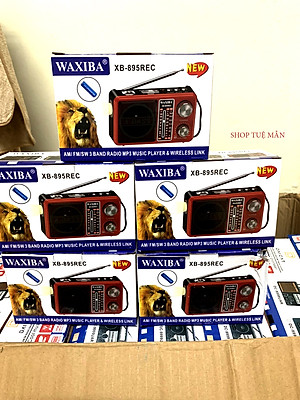 Đài Radio Waxiba XB-895 REC Hàng Chính Hãng MẪU MỚI 2022 GIÀNH CHO NGƯỜI GIÀ