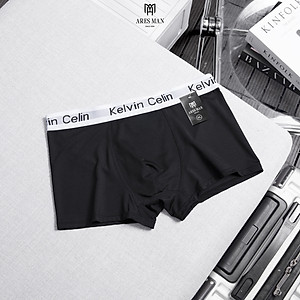 Quần boxer nam, quần lót nam thun lanh KELVIN 2.0 kháng khuẩn co giãn 4 chiều thấm hút mồ hôi phong cách nam tính -