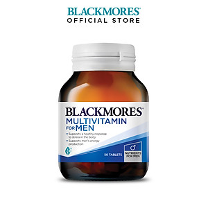 Vitamin Tổng Hợp Hỗ Trợ Sức Khỏe Nam Giới Blackmores Multivitamin For Men Lọ 50 Viên