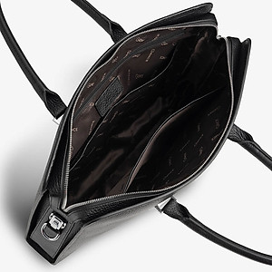 Túi Xách, Cặp Thời Trang Nam Khóa Số Cao Cấp Da Bò Mill CTS12 Đen