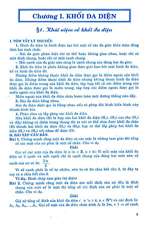 Sách Giải Bài Tập Hình Học Lớp 12 (Chương Trình Chuẩn)