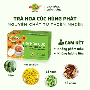 Trà Hoa Cúc Túi Lọc Hùng Phát Hộp 25 Gói
