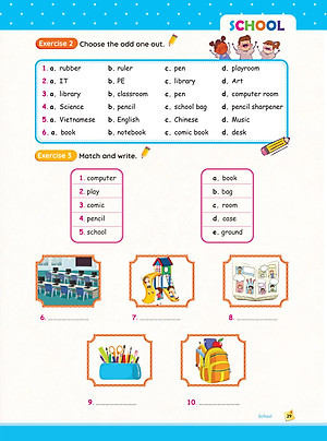 Mind Map Vocabulary - Học Nhanh Từ Vựng Tiếng Anh Bằng Sơ Đồ Tư Duy (Tổng Hợp Từ Vựng Lớp 3-4-5 Theo Chủ Đề)