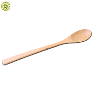 Muỗng Gỗ Beech Búp Sen Lớn Dài 20 Cm - Đồ Gỗ Nhà Bếp Thương Hiệu Trường Sơn 