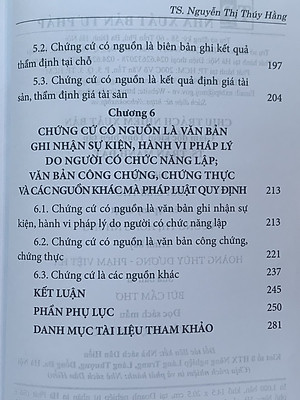 Chứng cứ trong tố tụng dân sự Việt Nam (Sách chuyên khảo)