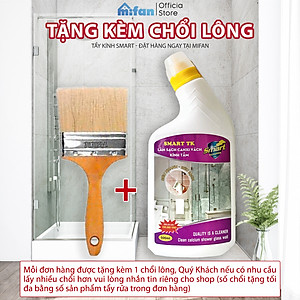 Tẩy Cặn Canxi Trên Kính SMART TK - Vệ Sinh Sạch Cặn Bám Lâu Ngày Vách Kính Nhà Tắm, Gương - MIFAN Phân Phối Chính Hãng