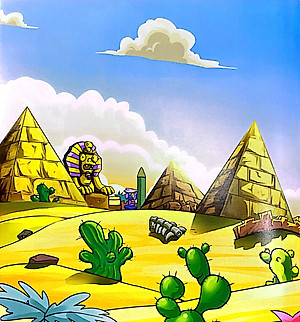 Sách Trái Cây Đại Chiến Zombies - Tập 13: Kim Tự Tháp Huyền Bí (Tái Bản)