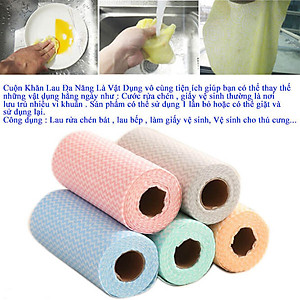 Combo 6 Cuộn Khăn Lau Đa Năng ( 6 Cuộn - 300 khăn ) Tiện Ích