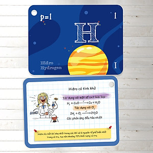 Sách Flashcard Vui Học Hóa: Nguyên Tố - Hợp Chất Hóa Học