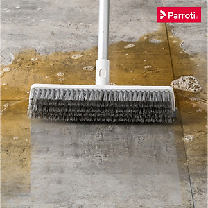 Cây chà sàn thông minh cao cấp, chổi chà sàn đa năng 2 trong 1, cọ sàn và gạt nước – Parroti Easy ES02