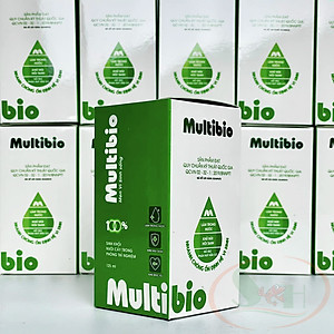 Vi sinh nước MultiBio Plus 125ml, 250ml, 500ml, 1000ml multi bio men khử đục làm trong bể cá tép thủy sinh