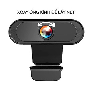 Webcam Cho Máy Tính PC Laptop 1080p FullHD Kèm Mic Tích Hợp Micro To Rõ Cho Cuộc Gọi Video Call Zoom Góc Siêu Rộng New Chất Lượng Cao Để Live Stream Học Online Hàng Nhập Khẩu