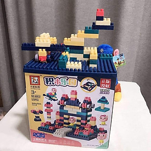 Bộ đồ chơi xếp hình 520 chi tiết cho bé lắp ráp - Trò chơi phát triển tư duy, sáng tạo, trí tưởng tượng