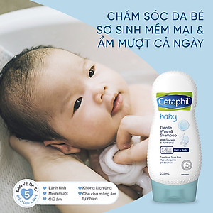 Sữa tắm cho bé Cetaphil Baby Moisturizing Bath & Wash 230ml dưỡng ẩm