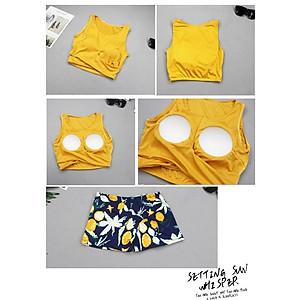 Bộ đồ bơi bikini hai mảnh 3 chi tiết đi tắm biển nữ - Áo tắm siêu xinh, kín đáo mã vẫn đẹp