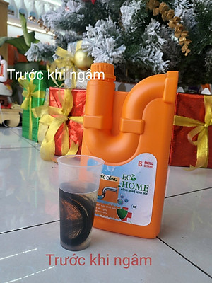 Nước Thông Cống Công Nghệ Sinh Học ECOHOME 1 Lít Giúp Phân Hủy Nhanh Chóng Các Chất Hữu Cơ Trong Đường Ống Thoát Nước