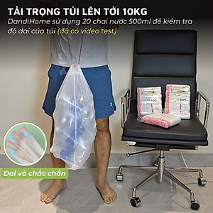 Túi rác, túi đựng rác tự hủy sinh học DandiHome có dây rút, túi rác không gây hại cho môi trường