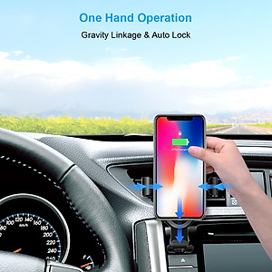 Đế sạc nhanh không dây cho xe hơi CHOETECH T536S - Hàng Chính Hãng 