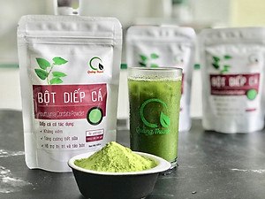 Bột Diếp Cá Sấy Lạnh Nguyên Chất Gói 100gr - Giảm mở, giảm cân, kháng viêm, hỗ trợ trĩ, táo bón