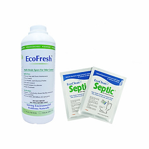 Combo Vi Sinh Khử Mùi EcoFresh, EcoClean Septic - Xử Lý Mùi Hôi Hiệu Quả