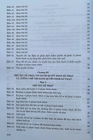 Luật Xử Lý Vi Phạm Hành Chính ( Sửa Đổi, Bổ Sung Năm 2025) Và Các Văn Bản Hướng Dẫn Thi Hành