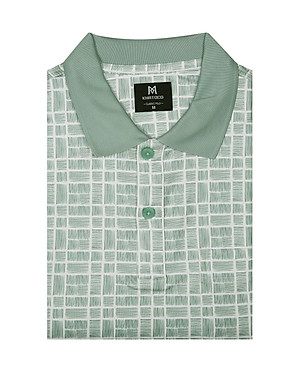 Áo Thun Nam caro Khatoco A2MN458R2-VNIN467-2604-N