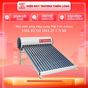 Máy nước nóng năng lượng mặt trời Ariston ECO2 1812 25 T N SS 132L - Hàng chính hãng