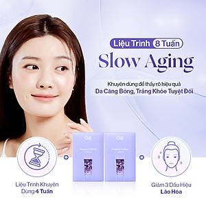 Combo 2 hộp Bột uống Collagen Gilaa Cao Cấp Kết Hợp Saffron (60 gói x 2)