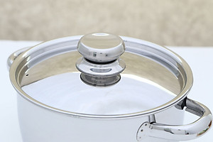 Bộ 3 nồi inox 3 đáy 16, 20, 24 cm Fivestar nắp inox - nắp kính