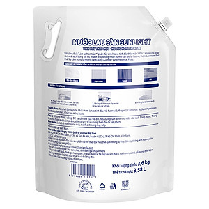 Nước Lau Sàn Sunlight Tinh Dầu Thảo Mộc Hương Lavender Túi 3.6KG