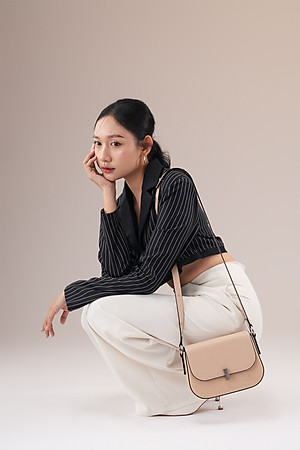 Túi Yuumy ( Thời trang nữ dây đeo điều chỉnh đa năng size 21 - Túi đeo chéo da Seasand YN236 )