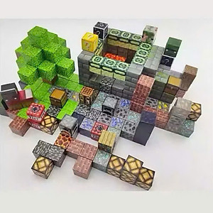Đồ Chơi Lắp Ráp Minecraft Nam Châm Hình Khối Phát Triển Tư Duy Trẻ Em SET 50 CÁI - HÀNG CHÍNH HÃNG MINIIN