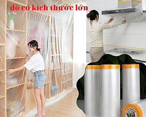 Màng Bọc Nilon Che Bụi Đa Năng, Bảo Vệ Nội Thất, Che Sơn, Bọc Hàng Siêu Tiện Dụng
